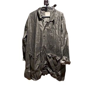 Flax by Jeanne Engelheart RARE linen coat